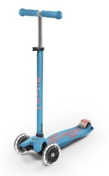 Maxi Micro Deluxe Aqua (Led) Scooter MCR.MMD078