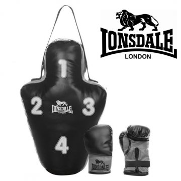 Lonsdale Boks Set Hedefli Torba-Eldiven (56942)