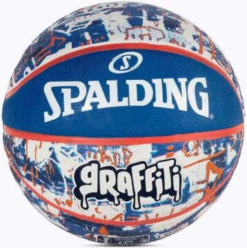 Spalding Blue Red Graffiti SZ7 2021 Basket Topu 84377Z