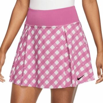 Nike Dri-Fit Printed Club Kadın Tenis Eteği