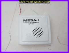 2. el 12V dc 12 volt mesaj marka kanarya 3 sesli kapı zili sorunsuz