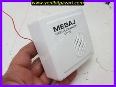 2. el 12V dc 12 volt mesaj marka kanarya 3 sesli kapı zili sorunsuz