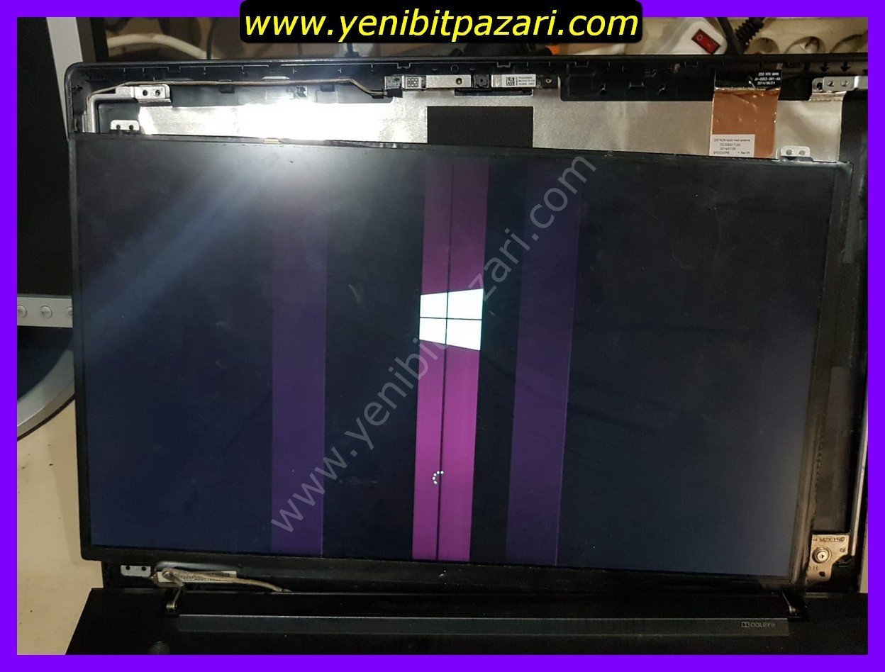 2. el 15.6 30 pin dizüstü laptop panel silim ekran laptop ekranı ( ekranda 4 çizgi çıkıyor )