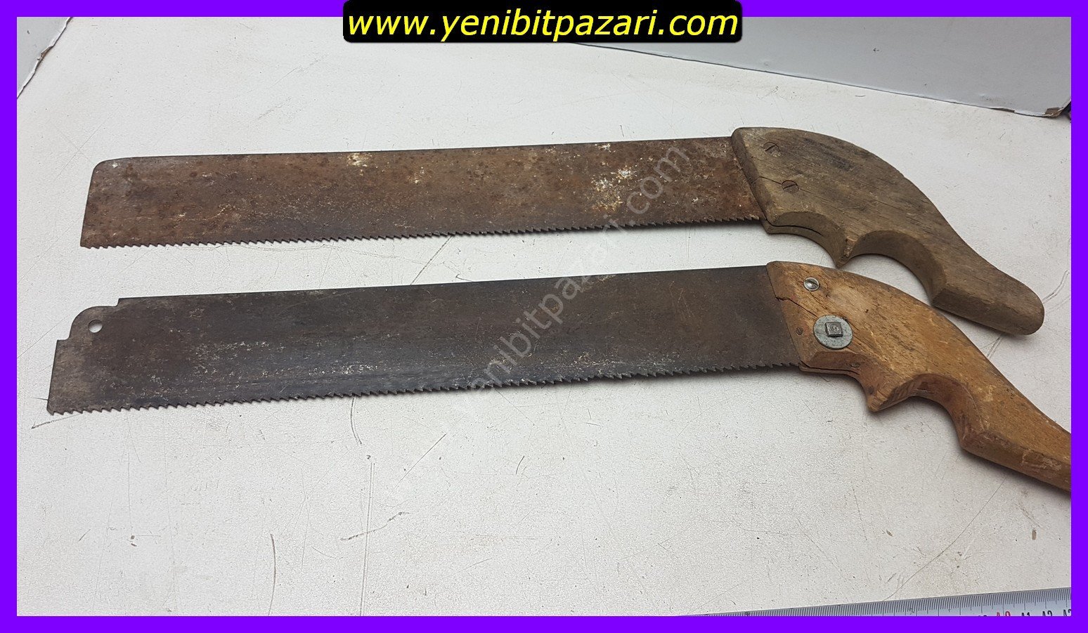 2. el el ağaç testeresi ince diş ( dişlerin bilenmesi lazım ) 34cm (adet olarak satılıktır)