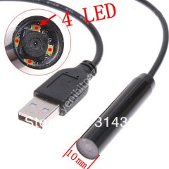 yılan kamera Borescope 4 ledli 10MM 5m SU GEÇİRMEZ usb ENDESCOPE 5 METRE yeni bit pazarı bitpazarı