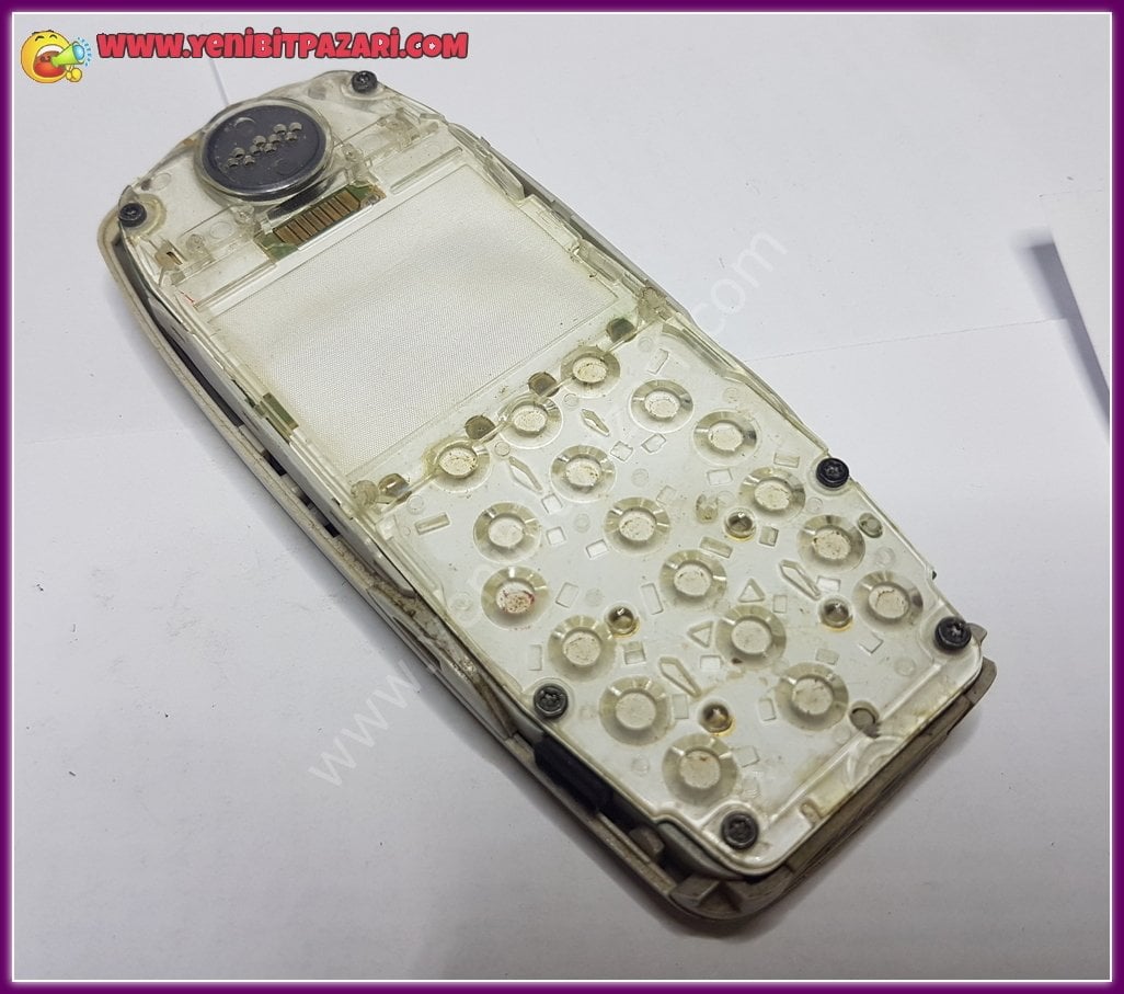 nokia 3410 cep telefonu telefon yedek parça bitpazarı parçası eksik arızalı batarya yok ön kapak yok