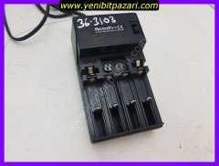 2. el Micon AA  AAA 9v düğme pil şarj aleti şarzlı piller için pil şarz cihazı ( sadece 9 volt çalışıyor )