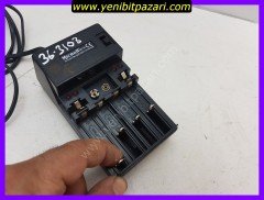 2. el Micon AA  AAA 9v düğme pil şarj aleti şarzlı piller için pil şarz cihazı ( sadece 9 volt çalışıyor )