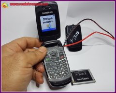 ikinciel samsung sgh-c260 cep telefonu telefon sorunsuz çalışıyor batarya eski asker telefonu kamerasız bitpazarı