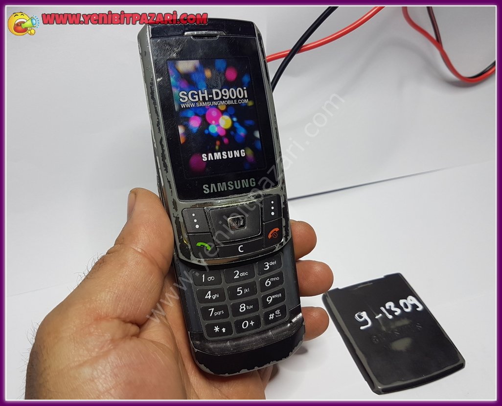 ikinciel samsung sgh-d900i cep telefonu telefon sorunsuz çalışıyor batarya yok eski asker telefonu kameralı bitpazarı