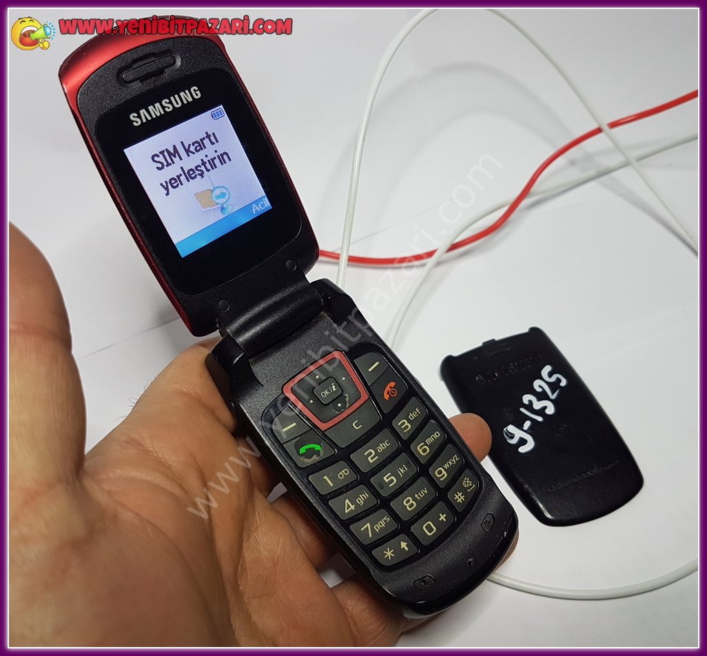 ikinciel samsung sgh-c260 cep telefonu telefon sorunsuz çalışıyor batarya yok eski asker telefonu kamerasız bit pazarı