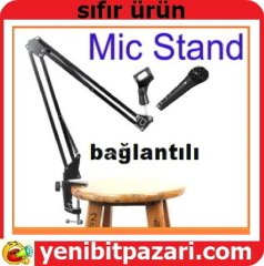 Mikrofon Tutucu Stand Makas Kol kollu mikrofon stand yeni bit pazarı bitpazarı