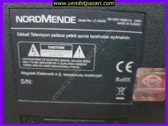 2. EL NORDMENDE LC-40A58 lcd tv 40 inç sorunsuz kumanda yok televizyon