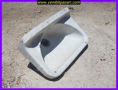 2. el tezgah üstü vitra lavabo taşı 46x29cm sorunsuz süzgeç yok