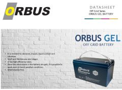 sıfır ORBUS ORB 12-100 12V 100 Amper JEL Akü güneş enerji sistemleri için ( ÜRT 2021 9ay ) nano karbon -adınıza faturalı- kargo dahil- 2yıl garantili