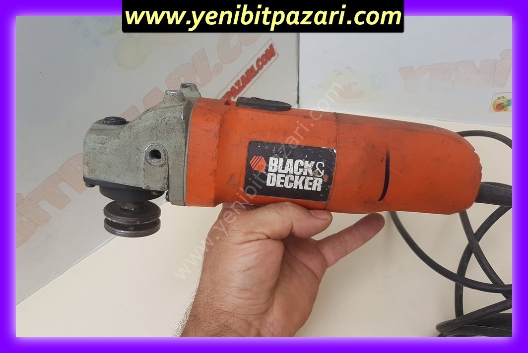 ikinci el black decker GD115 710W avuç taşlama küçük ispirel sipirel