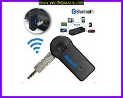 Bluetooth Aux Araç Kiti ses aktarıcı telefon leptop sesi teybe anfiye iletir