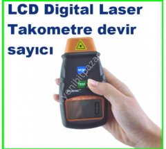 LCD Dijital Lazer Takometre devir sayıcı devir sayar  yeni bit pazarı bitpazarı
