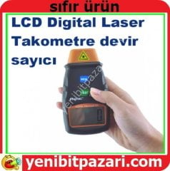 LCD Dijital Lazer Takometre devir sayıcı devir sayar  yeni bit pazarı bitpazarı