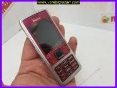 2.EL Nokia 6300 cep telefonu pil yok kameralı kapak değişmesi lazım düğme basmıyor çalışıyor kayıtlı