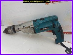 2. EL Makita HP2070 şanzumanlı devir ayarlı darbeli matkap 1010W 16mm mandren sorunsuz