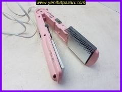 2,el Sinbo SHD-2637 Saç Şekillendirici düzleştirici saç tost makinası dalgali saç stili sorunsuz çalışıyor
