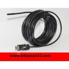 HD yılan kamera Endoscope Borescope 20 metre 5.5mm 6led yeni bit pazarı bitpazarı