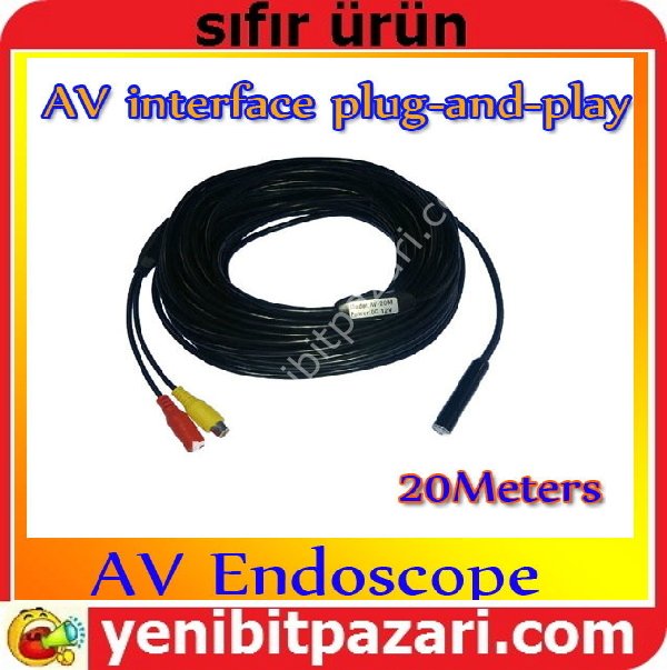 HARİCİ AV GİRİŞLİ 12 VOLT YILAN KAMERA 20 METRE yeni bit pazarı bitpazarı