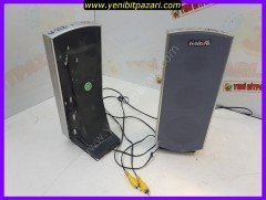 2. EL Efor pc bilgisayar hoparlörü 2 adet sorunsuz ( 2li takım olarak satılmaktadır )