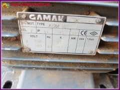 gamak 380 volt Elektrik Motoru ac motor 3kw 2850 devir ikinciel 3 kw 380v trifaze sanayi tipi