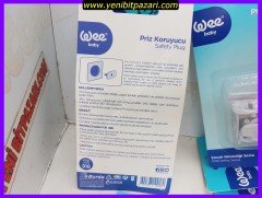 wee baby çocuk güvenlik sistemleri kilitleri kod918 elektrik priz koruyucu 5li paket