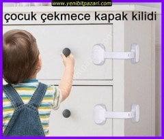 wee baby çocuk güvenlik sistemleri kilitleri kod916 dolap kapak çekmece kilidi 1 adet ( köşe bağlantılı )