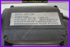 aqua fan küvet jakuzi su pompası pompası su motoru wppe 1100   1000watt italyan malı sorunsuz (Hidro Masaj Pompası)