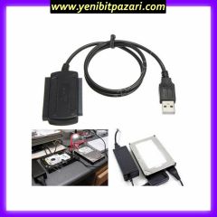 USB erkek to 2,5 inç ide 3.5 inç ide ( Sata güç girişi ) dişi HDD DVD CD Çevirici Kablo adaptör