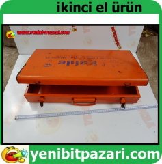 metal alet makina taşıma çantası kutusu çanta teneke saç 50cmx27cmx10 cm