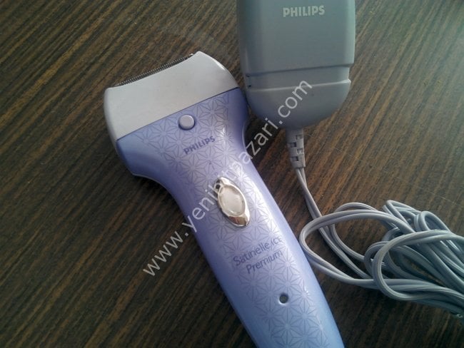 satıldı PHILIPS SATINELLE ICE PREMIUM elektirikli tıraş makinası ve epilasyon aleti