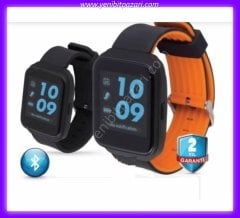 Prozone ZIT-04 zıt04 Akıllı Saat Bluetooth Destekli smart arama cevaplama turuncu siyah TÜRKÇE MEN UWatch Android IOS kol saati