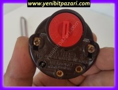 ikinci el 220v 1500w bakır termosifon - çay kazanı 0-80C 1 1/4   ( 5.5cm dış çap ) 4cm vida çapı 30 cm termostatlı kazan güneş enejisi rezistansı rezistans vidalı