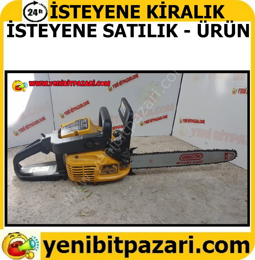 ggp italy ps35  pala benzinli odun motoru sarı ağaç kesme 40 cm pala ister satılık ister kiralık  ikinciel