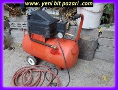 satılık kiralık CORA KOMPRESOR 50 Litre  YAĞLI  SORUNSUZ HAVA Tankı kompirasör komprasör hava hortum ve cak var