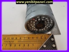 2. el analog IC148F 48 led 3.5mm lens güvenlik kamerası ayak ve güneşlik yok sorunsuz