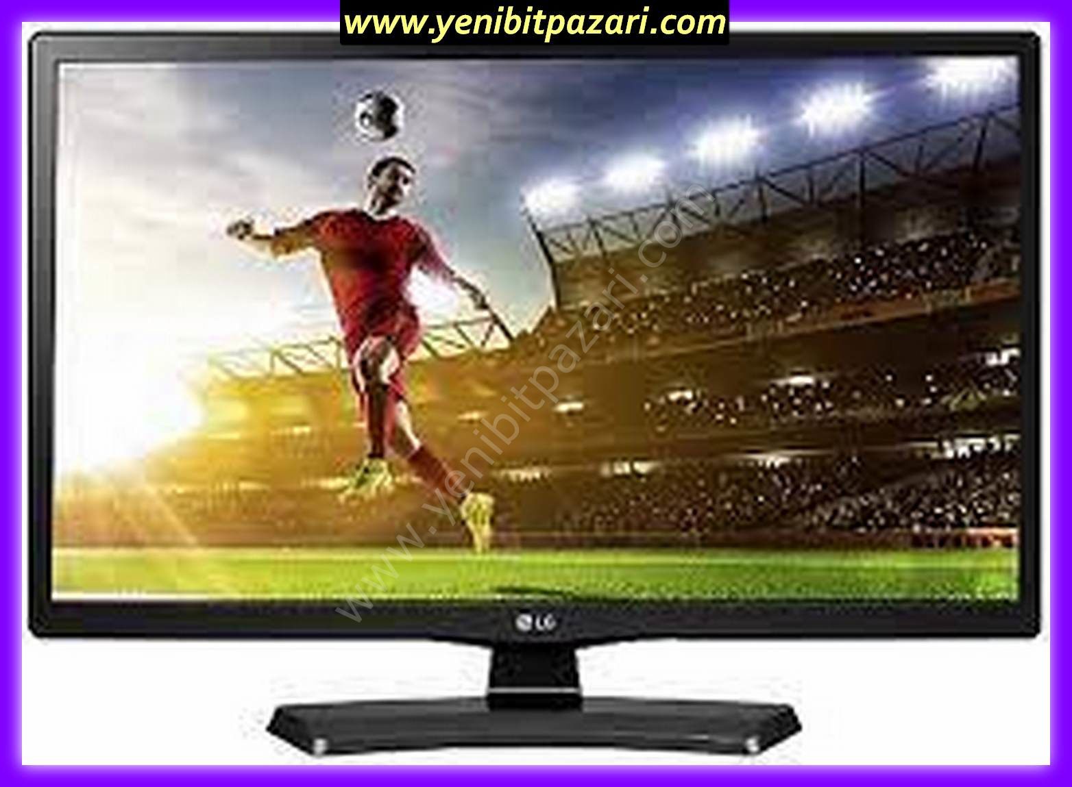 2,el LG 24 İNÇ 61 ekran LED tv MONİTÖR - 24MN49HM-PZ 1x hdmi girişli hoparlör var tv olarak kullanılabilir ( ayak var- duvar askı aparatı- kumanda yok )