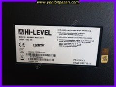 arızalı çalışan Hi-Level 49HL600 49'' smart led tv televizyon ( ekran kırık ) kart sağlam ayak var kumanda yok