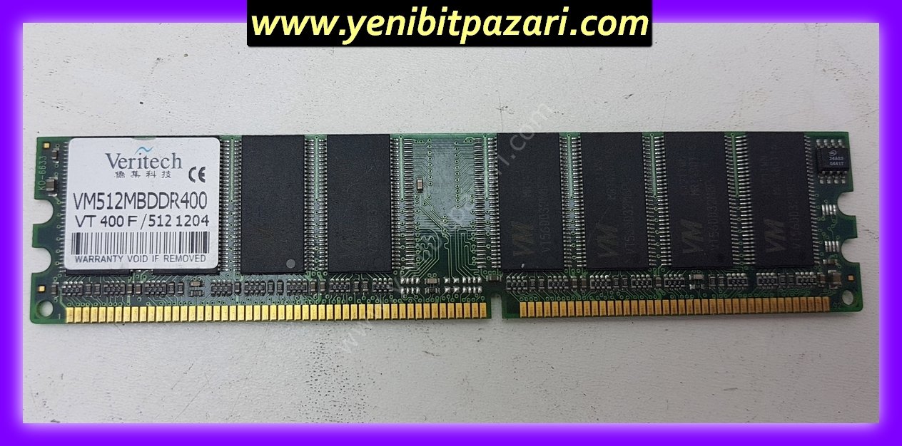 2.el VM 512Mb 400MHZ DDR kasa bilgisayar pc ram sorunsuz kasa rem