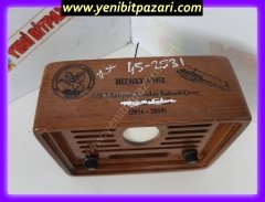 arızalı antika radyo mini 9volt ahşap gövde tarihi radyo çalışmıyor elle çevirmeli