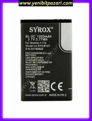SIFIR BL-5C  bl5c 110 Nokia Batarya pil bl5c 3,7v 1020mah Syrox SYX-B107
