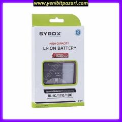 SIFIR BL-5C  bl5c 110 Nokia Batarya pil bl5c 3,7v 1020mah Syrox SYX-B107