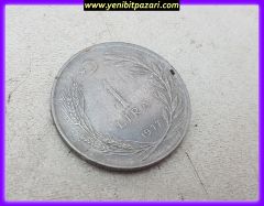 1 bir türk lirası tl lira 1977 orjinal antika tarihi eski para çeşitleri metal madeni paralar kolesksiyonluk nostalji bozuk demir para