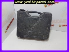 ikinciel plastik takım çantası şarzlı matkap çantası pilastik kutu ( ölçüler resimde vardır ) ( 1 kilidi kırık )