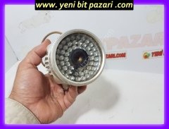 hafif kusurlu skypro 5525 analog ccd güvenlik kamera çalışıyor ( kablo uçları sökülmüş - duvar bağlantı ayağı yok )